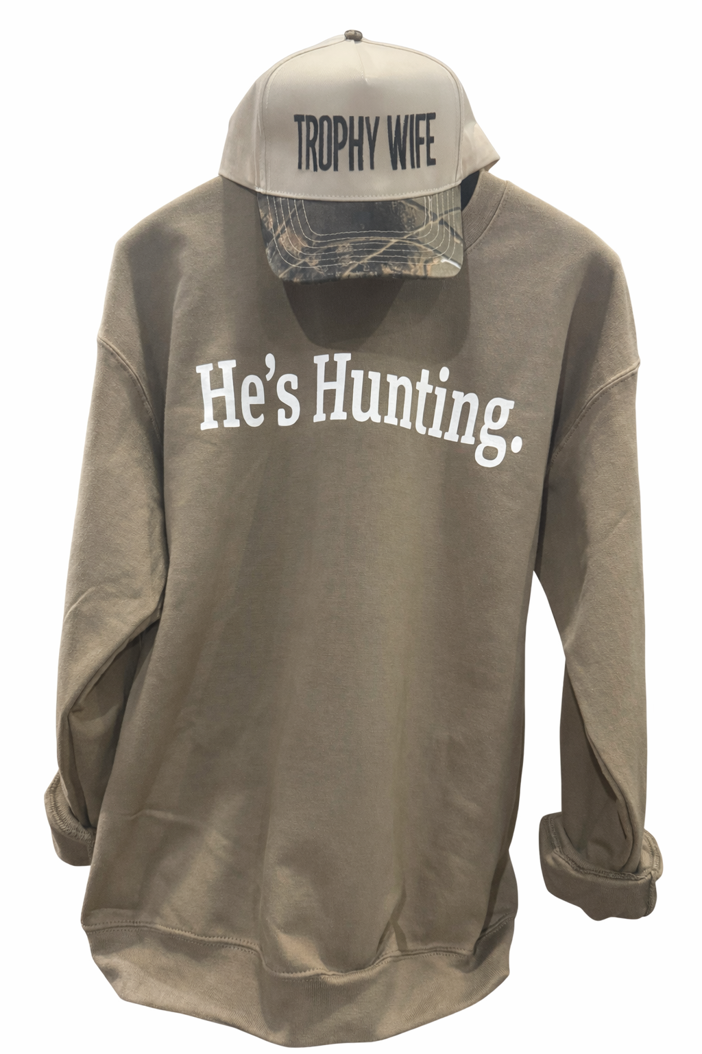 He’s hunting crewneck